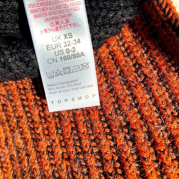 Nordstrom TOPSHOP Cowl Neck Sweater Size XS (2) - Picture 12 of 12